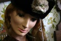 Model with Hat for Sale Royalty Free Stock Photo