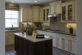 Model home kitchen, California.