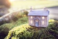 Model house and home background Royalty Free Stock Photo