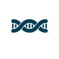 Model of human DNA, double helix vector illustration. Genetic en Royalty Free Stock Photo
