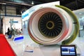 Model of jet engine at Singapore Airshow