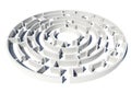 Model of labyrinth Royalty Free Stock Photo