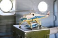 Model of large cargo helicopter Mi-10 Royalty Free Stock Photo