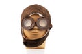 Model mannequin head with pilot cap