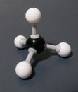 Model of a methane molecule, used in chemistry class