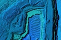 Digital topographic elevation model of a excavation site with steep walls