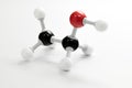 Chemistry molecule close up of Ethanol