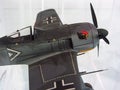 Model of Nazi Germany WW2 single-seated fighter aircraft Focke-Wulf Fw-190A-3. Scale 1:48