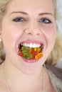 Model with nice teeth Royalty Free Stock Photo