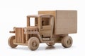 Model of an old car truck van. Royalty Free Stock Photo