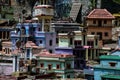 Model of a old indian village in the museum Royalty Free Stock Photo