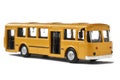 Model of old soviet bus isolated on white Royalty Free Stock Photo