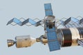 Model of orbital space station Skylab Royalty Free Stock Photo