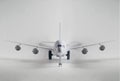 model of a passenger plane on a white background, Royalty Free Stock Photo