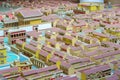 Model of the Roman city of Viminacium Royalty Free Stock Photo