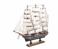 Model of the sailing ship Amerigo Vespucci Royalty Free Stock Photo