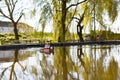 Model sailing yachts on a pond