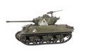 Model of Sherman tank Royalty Free Stock Photo