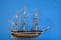 Model ship Constitution Royalty Free Stock Photo