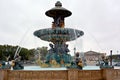 Model shooting on Place de la Concorde Paris.