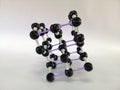 Molecular structure model of Graphite, GraphiteÃ¢â¬â¹ modeÃ¢â¬â¹lÃ¢â¬â¹ Royalty Free Stock Photo