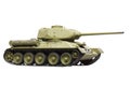 Model of soviet tank Royalty Free Stock Photo