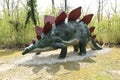 Model of Stegosaurus Dinosaur Outdoors