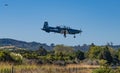 Beechcraft T6 Texan 11 airplane on approach