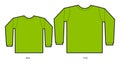 A model of a t-shirt design