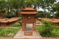 Model of Temple of Literature made from earthenware and displayed at Thanh Ha earthenware village, Hoi An ancient town