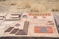 Model of Tiwanaku ancient city, Bolivia