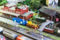 Model of train. Royalty Free Stock Photo