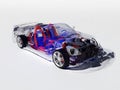 Model transparent cars