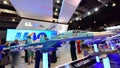 Model of UAC SU-34 front-line bomber on display at Singapore Airshow