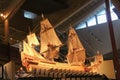 The model of Vasa Warship scaled 1:10 at Vasa Museum, Stockholm, Sweden Royalty Free Stock Photo