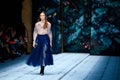 Model walk runway for FABERLIC by ALENA AKHMADULLINA catwalk at Spring-summer 2017 Mercedes-Benz Fashion Week Russia.