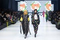 Model walks in Fashion Show of 2019 ASEAN Korea Royalty Free Stock Photo