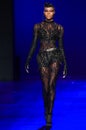 A model walks the runway during The Blonds February 2017 Royalty Free Stock Photo