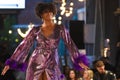 Model walks the runway at the 2023 Greenville Fashion Week fashion show, in South Carolina