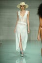 Model walks the runway during For Love and Lemons Spring Summer 2017 Runway Show