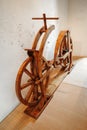 A model of a wooden bicycle - Leonardo da Vinci