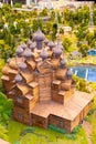 Model of a wooden orthodox church