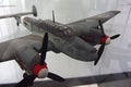 1:48 model of WW2 Nazi Germany twin-engine heavy fighter and fighter-bomber Messerschmitt Bf-110G, also called Me-110G