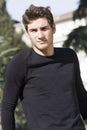 Model young man outdoor Royalty Free Stock Photo
