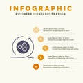 Modeling, Api, Modeling, Science Solid Icon Infographics 5 Steps Presentation Background Royalty Free Stock Photo