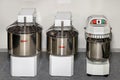 Models of linear mixers for mixing different types of liquid dough