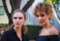 MILAN, Italy, 23 septembre 2018: Models posing in the street