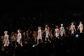 Models walk runway at the Art Heart fashion show during MBFW Fall 2015