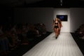 Models walk runway in designer swim apparel during the Furne Amato fashion show