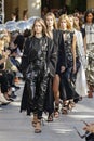 Models walk the runway finale during the Isabel Marant show Royalty Free Stock Photo